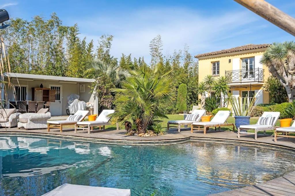 Grande Villa St-Tropez Area Avec Piscine Chauffee Gassin Ngoại thất bức ảnh